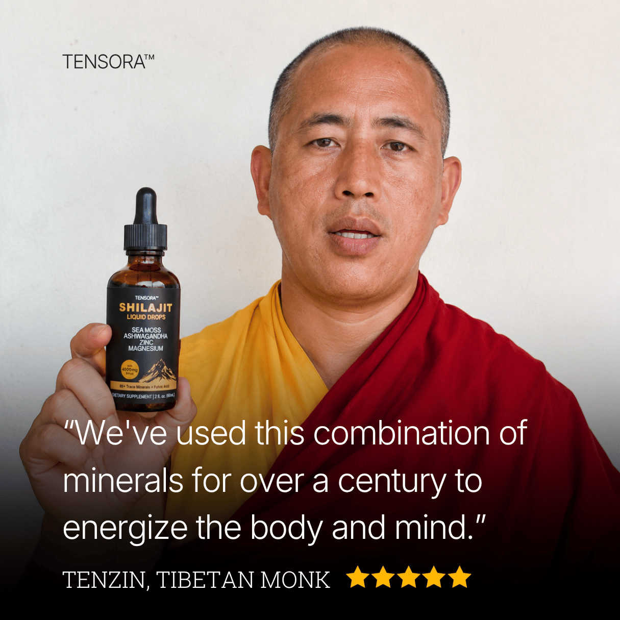 TENSORA™ Natural Shilajit Drops